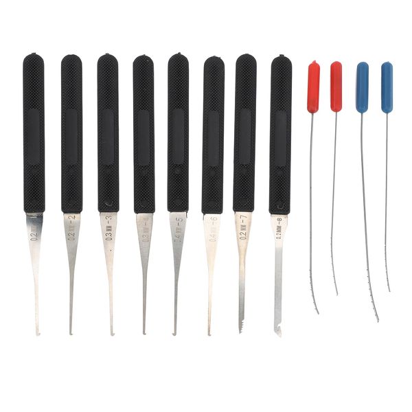 12Pcs Broken Key Extractor Kit, 0.2‑0.4mm Tap Extractor Set, Broken K Extractor Tool Kit