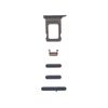 Smartex® Black button + SIM card holder compatible with iPhone 11 Pro