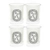 Diptyque Mini Scented Candle Roses 4 Pack