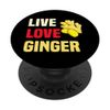 Great Ginger Lovers Design Healthy Indian Spice PopSockets Swappable PopGrip