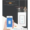 Nexete Smart Wi-Fi Double Light Switch, 2 in1 Single Pole Switch Compatible with Alexa Google Assistant & IFTTT,Remote Control, Timing Function No Hub Required (1-Pack Double)