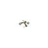 Deltana HP70U5 Hinge Pin Stop, Hinge Mounted in Antique Brass