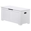 39.4'' Large Toy Box Storage Organizer Cabinet Bed End Bench with Safty Hinge