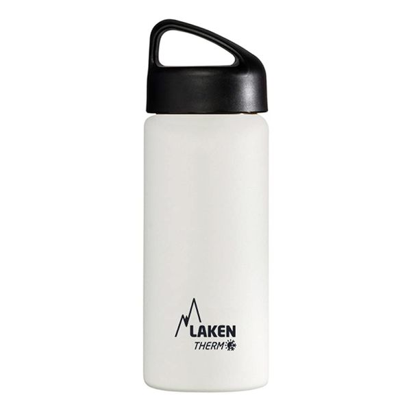 Laken Unisex - Adult Thermos Flask TA5B Thermos Flask, White, 18/8-0.5 L