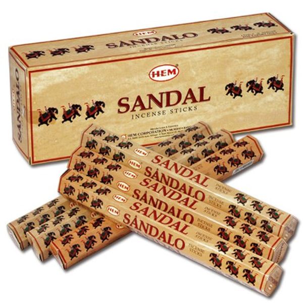 HEM Incense Stick Hexa Pack Sandals, Hexa Pack (20 Pieces) x 6 Boxes