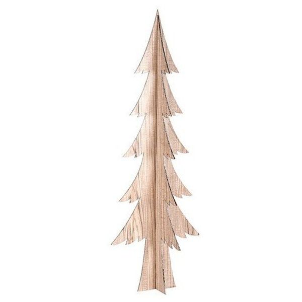 Wooden Tree With Glitter H88 cm (Pack of 1)