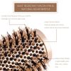 Round Hair Brush Blow Drying Brush Ionic Boar Bristles Anti-Static Round Brush for Hair Drying,Curling & Straightening