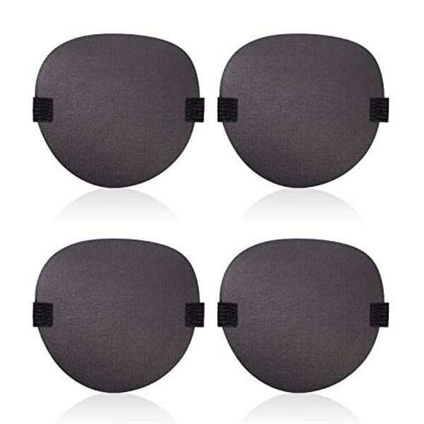 4 Pack Eye Patches Adjustable Lazy Eye Patches for Adults Right or Left Eye