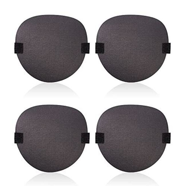 4 Pack Eye Patches Adjustable Lazy Eye Patches for Adults Right or Left Eye