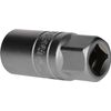BRILLIANT TOOLS BT022851 1/2 Inch Spark Plug Socket, 21 mm [Powered by KS Tools]