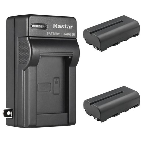 Kastar 2-Pack NP-F550 / NP-F570 Battery and AC Wall Charger Replacement for AndyCine C7 7" Full HD HDMI Ultra-Bright, C7S 7" 3G-SDI/HDMI Ultra-Bright Monitor, T7 7" IPS Full HD Camera Field Monitor