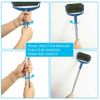 HomeVibe 8Pcs for Paint Runner Pro Brush Set Roller Extension Pole Decorating Tools Kits