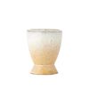 Bloomingville Paula Eierbecher, Natur, Steingut, D5xH6,5 cm