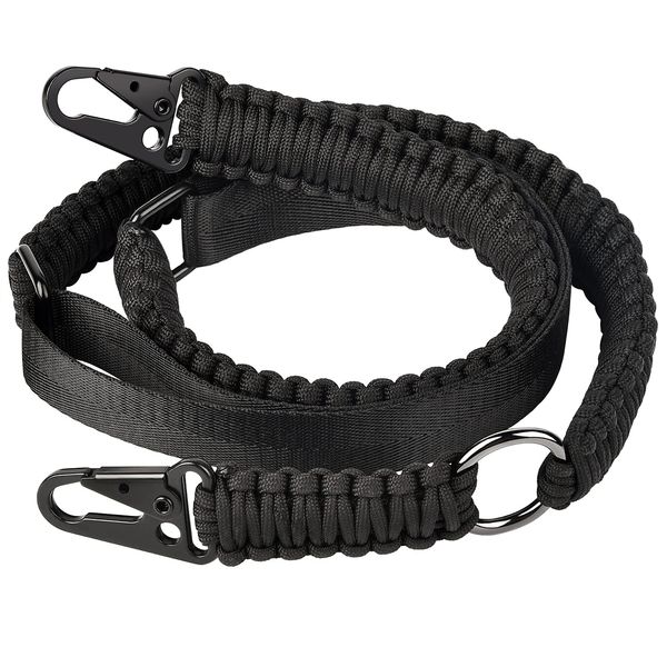 CVLIFE Two Point Sling 550 Paracord Traditional Sling Adjustable Strap with Eagle Hook