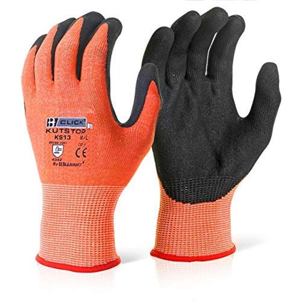 KUTSTOP MICRO FOAM NITRILE AMBER CUT 3 11/XXL