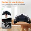 Head Strap for 0culus Quest 2 Headset, Original Replacement Headstrap Compatible with Met-a Quest 2, Adjustable VR Head Strap with 4 Controller Thumb Grip Caps