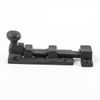Black Wrought Iron Slide Bolt 3.5" Wide Rustproof Finish Renovators Supply