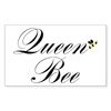 CafePress Queen Bee Rectangle Sticker Rectangle Bumper Sticker Car Decal