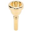 Gind Trombones Mouth Piece, Rustproof Easy Installation Trombone Mouthpiece Durable for Replacement(gold)