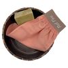 Turkish 100% Silk Exfoliating Gloves & Mitt, Bath Scrub Exfoliator Body Glove, Fake Tan Remover Bath Mitt for Women, Men, Shower, Hammam, Spa by Feel Fine (Salmon Pink & FF)