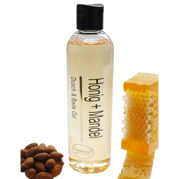 Frankonia BATH & SPA Honey and Almond Shower Gel Bath Foam with Almond Oil 250 ml