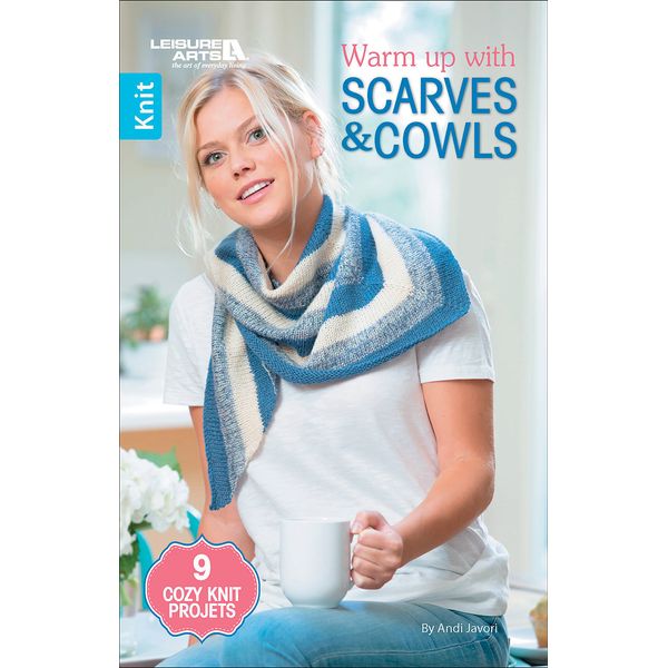 Leisure Arts Warm Up with Scarves & Cowls, Multicolor