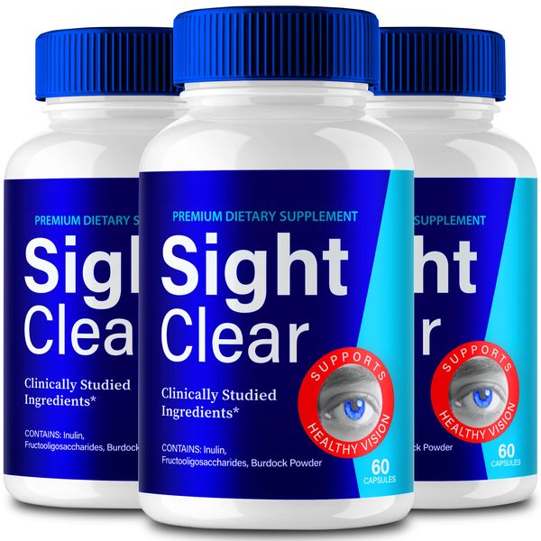 Sight Clear Pills, SightClear Eye Vision Health Supplement (180 Capsules)