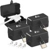 AGT Plug lock: set of 4 lockable power plug protection box with padlock (plug safe, plug lock, washing machine, socket)