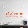 Wall Stickers Cooking Kitchen Cooking Utensils Stickers
