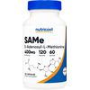 Sam-E (S-Adenosyl-L-Methionine) 400Mg per Serving, 60 Servings, 200Mg per Cap...