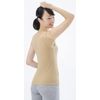 Selvan 100% Cotton Side Sweat Guard Sleeveless Beige LL