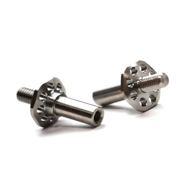 EXOTEK RACING LLC Flite Front RC Axles Titanium Team Associated B6.3 ETK2038 Electric Car/Truck Option Parts