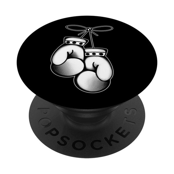 Boxing Gloves Blackwork PopSockets Adhesive PopGrip