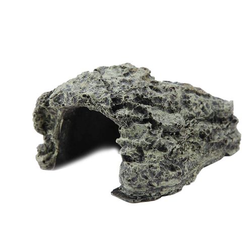 Aquarium Höhle, Wasserschildkröten Reptilien Zubehör Ornament für Kleine Schildkröten Amphibien Fische Schildkrötenhaus Cave Schildkröte Deko Lebensraum Turtle Axolotl Versteck Höhlenversteck Mittel