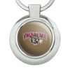 GRAPHICS & MORE Lafayette Leopard Keychain Classy Round Chrome Plated Metal