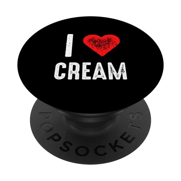 I Love Cream PopSockets with Interchangeable PopGrip