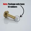 JQK Door Stopper White Rubber 10 Pack Work for DSB5 DSB2