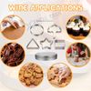 Korean Sugar Candy Making Tools Stainless Steel Cookie Cutters Biscuits Molds