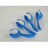 Tupperware 4 x Eierlöffel blau Eierhalter aus Kunststoff