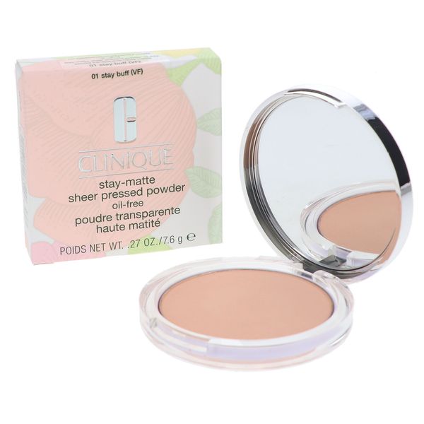 CLINIQUE Stay-Matte Sheer Pressed Powder 01 Buff 0.27 oz