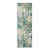 Modern Abstract 2x6 Runner Rug with Rubber Backing Non-Slip and Washable