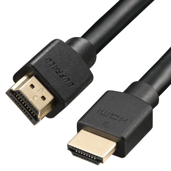 Buffalo BSHDUN30BK/N HDMI Ultra High Speed 9.8 ft (3 m) 8K / 4K / Full HD eARC VRR Compatible with Nintendo Switch / PS5 / PS4