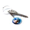 World Map World Map Earth Earth Key Chain Key Ring [World Map Blue Color]