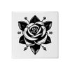 'Rose Flower' 108mm Square Ceramic Tile (TD00027894)