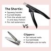 Mylee The Shortie Nail Extension Clipper - Precise & Durable Nail Tip Cutter, Manicure Tool for Perfect Prep, Professional Extension Clipper, for Acrylic Extensions, False Nails and Tips
