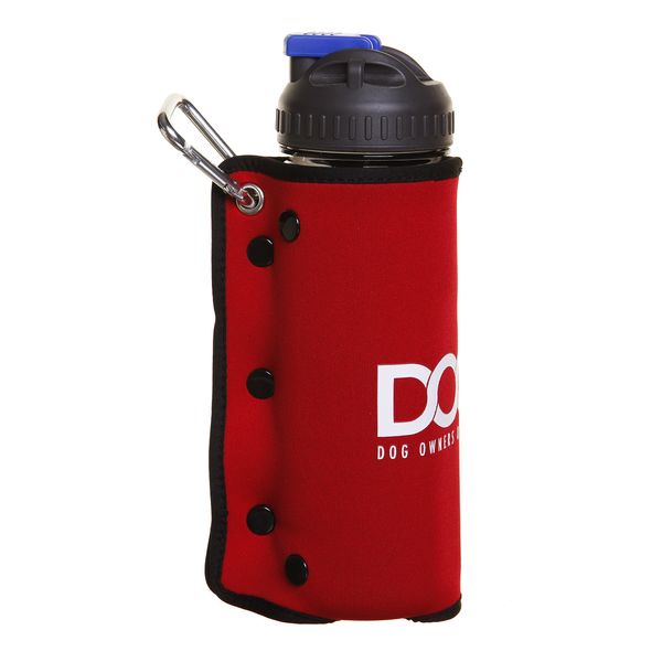 DOOG - Dog Owners Outdoor Gear Doog 3-in-1 Water Bottle Plus Drink Insulator Plus Dog Water Bowl, Red, 5.6 ounces (BB3in1R)