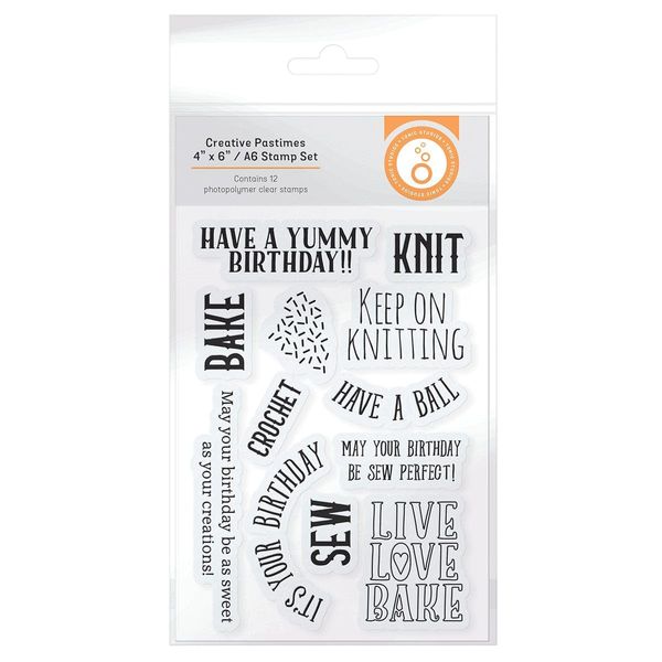 Tonic Studios Creative Pastimes Collection Stamp Set - 5395E