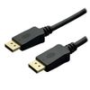 Miyoshi DP-12/BK 4K Compatible DisplayPort Cable, 4.9 ft (1.2 m), Black