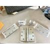 PBB BB21 4-1/2" x 4-1/2" Ball Bearing Hinge  SOLID BRASS SATIN CHROME FINISH