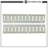 2' Silver E Track Tie Down Rail Kit For Garages Vans Trailers Motorcycle Steel